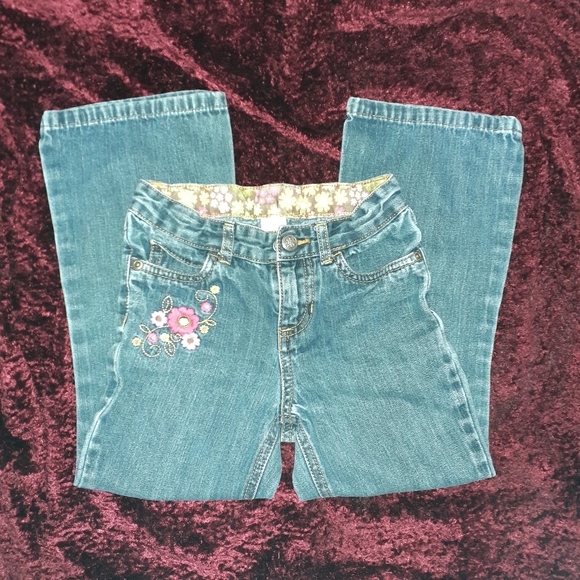 3/$15 Carter's Jeans with Flower Pockets - Picture 8 of 10